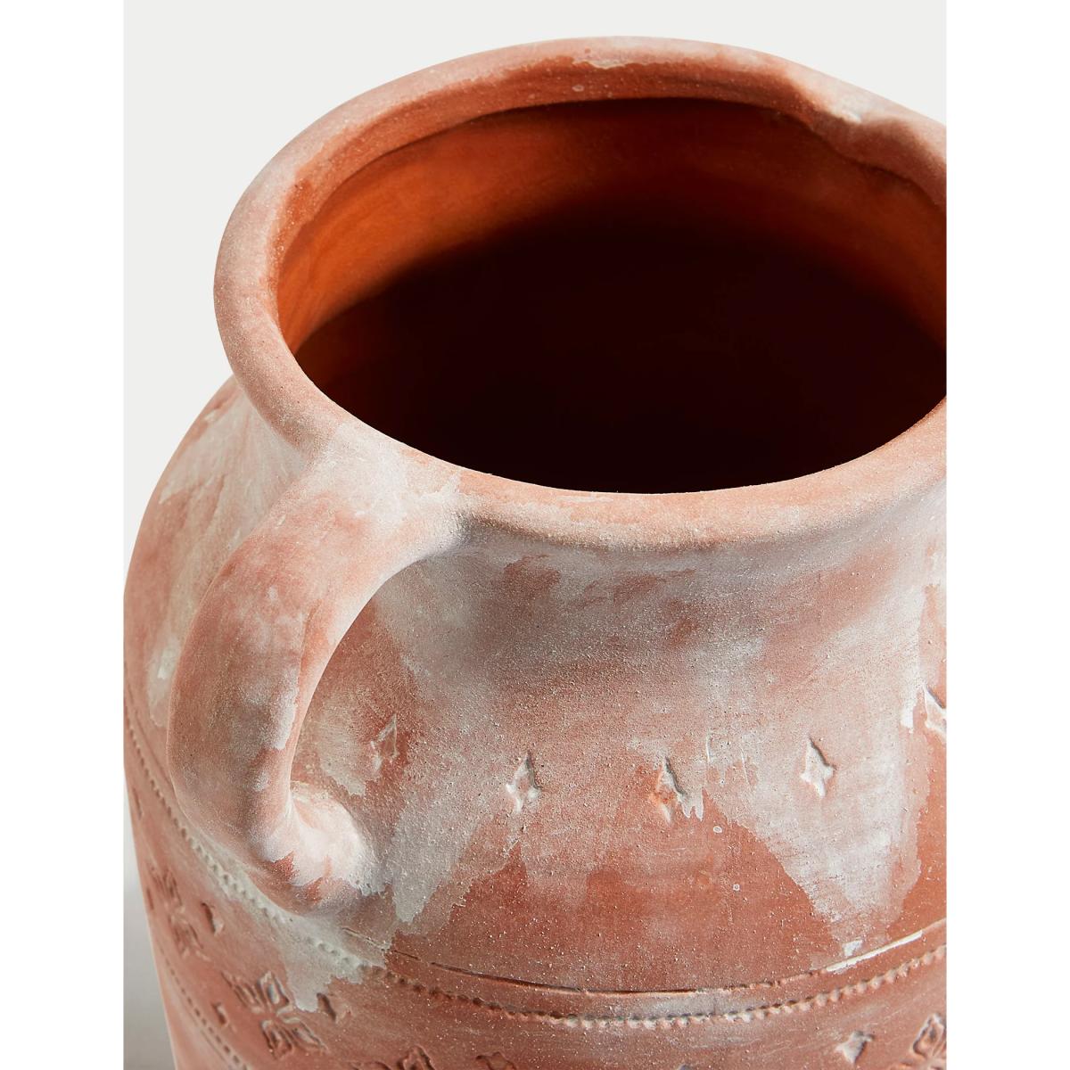 M&S X Fired Earth Medium Jug Vase - Terracotta, Terracotta – image 2