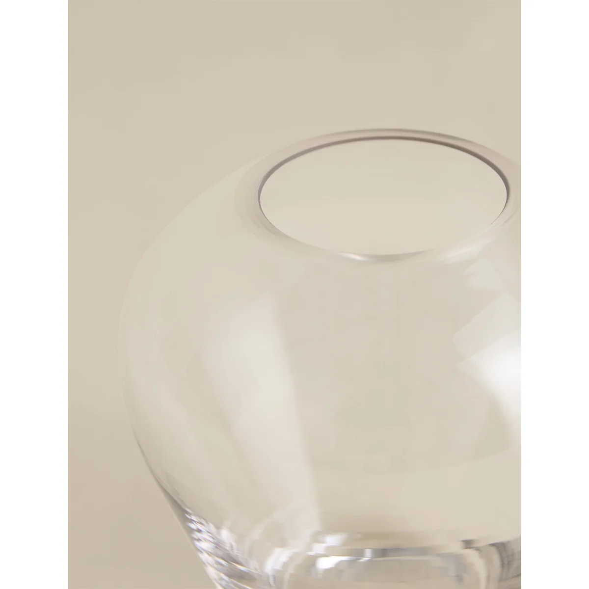 M&S Small Bulb Vase Clear – image 2