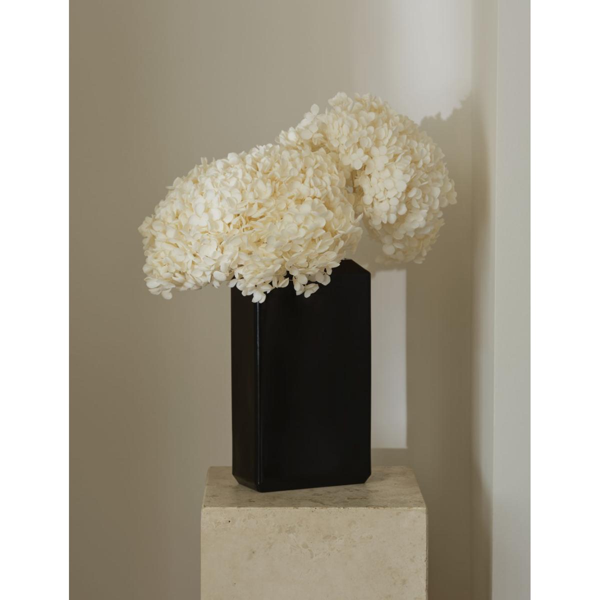 M&S X Kelly Hoppen Angular Glass Vase - Black, Black – image 5