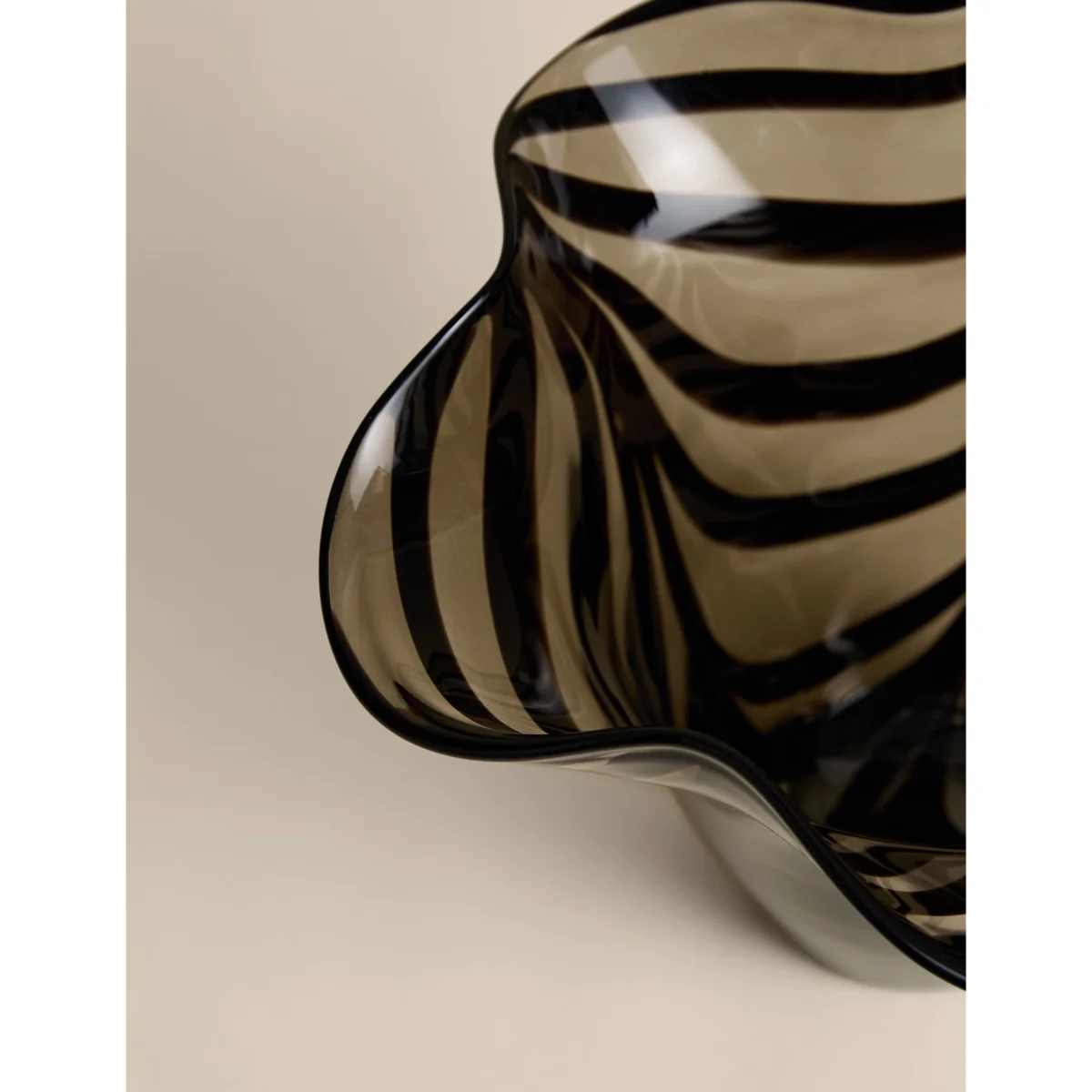 M&S Swirl Confetti Glass Handkerchief Vase Multi – image 2