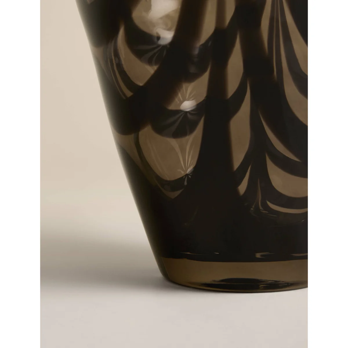 M&S Swirl Confetti Glass Handkerchief Vase Multi – image 3