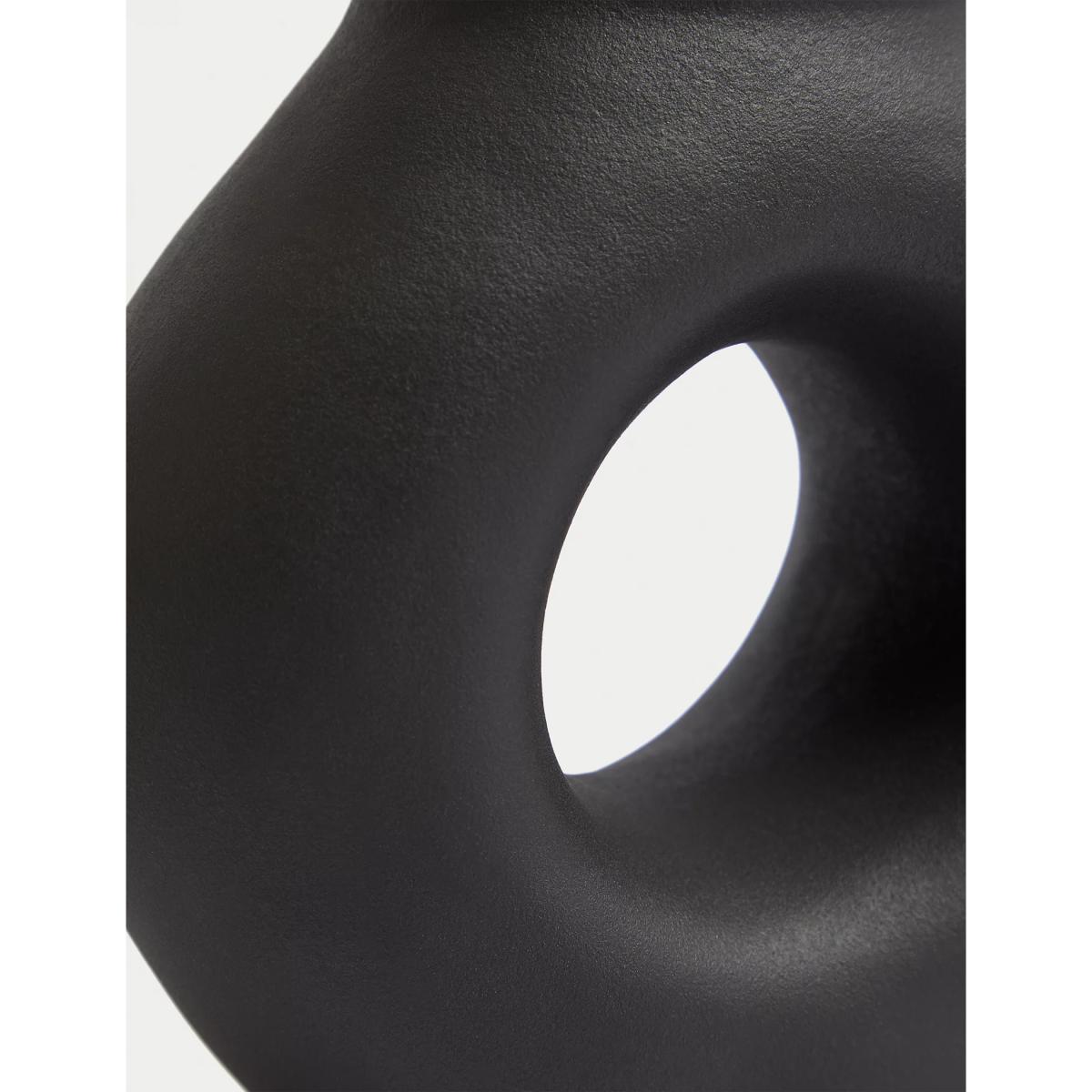 M&S Circle Vase - Black, Black – image 3
