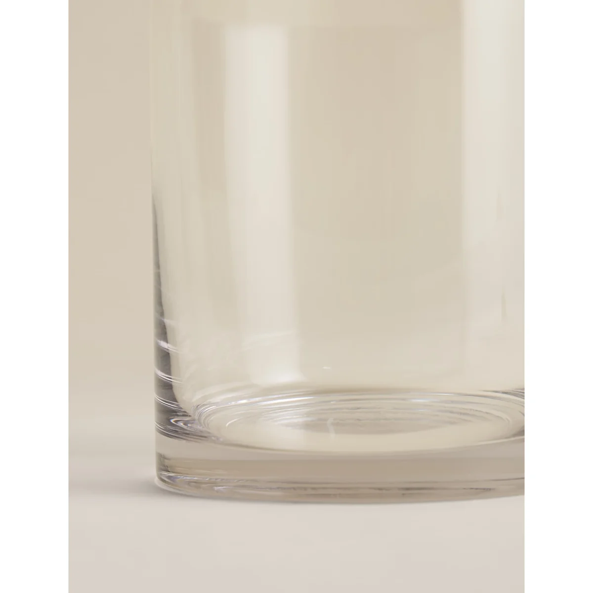 M&S Medium Tapered Cylinder Vase Clear – image 3