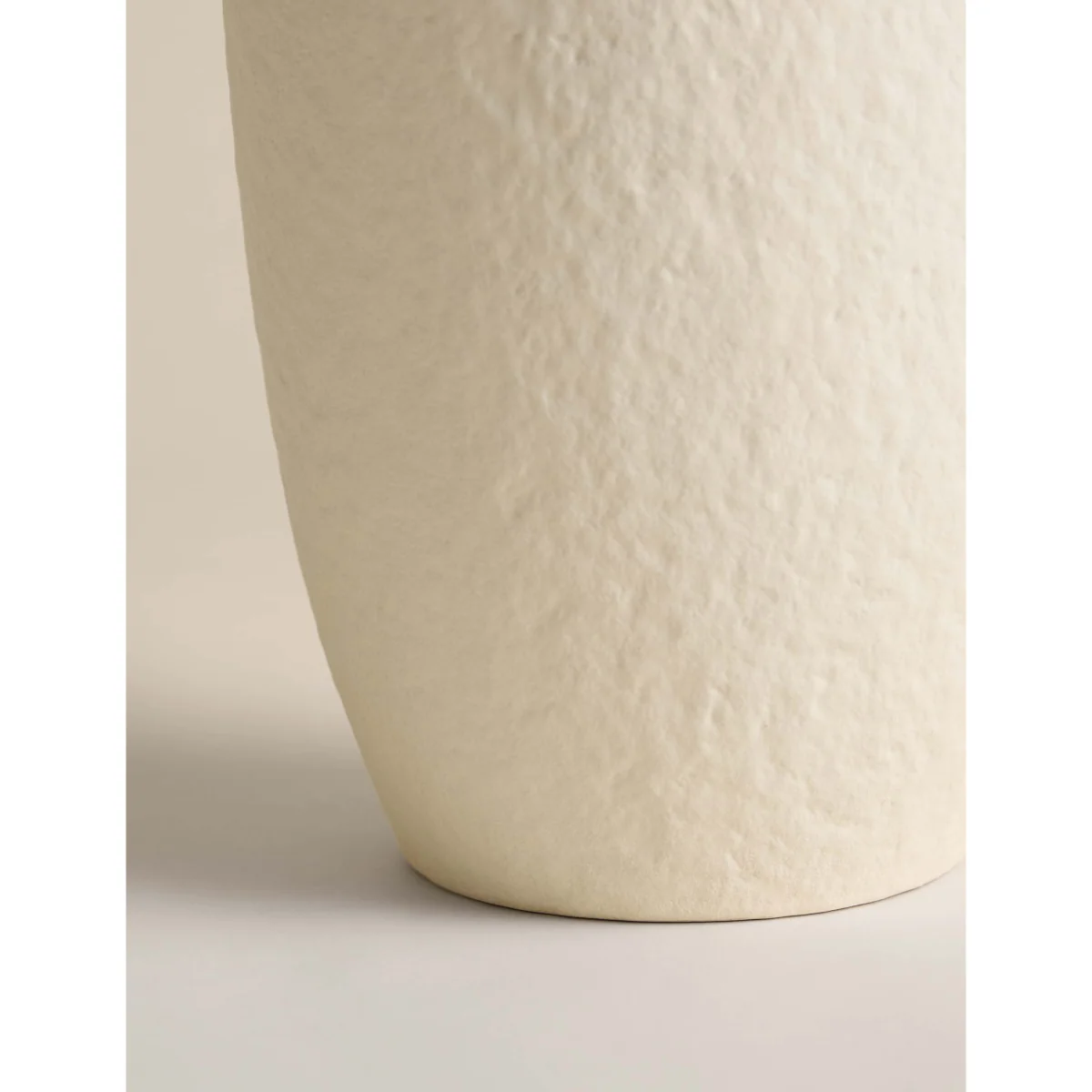 M&S Medium Tapered Ceramic Vase Neutral – image 3