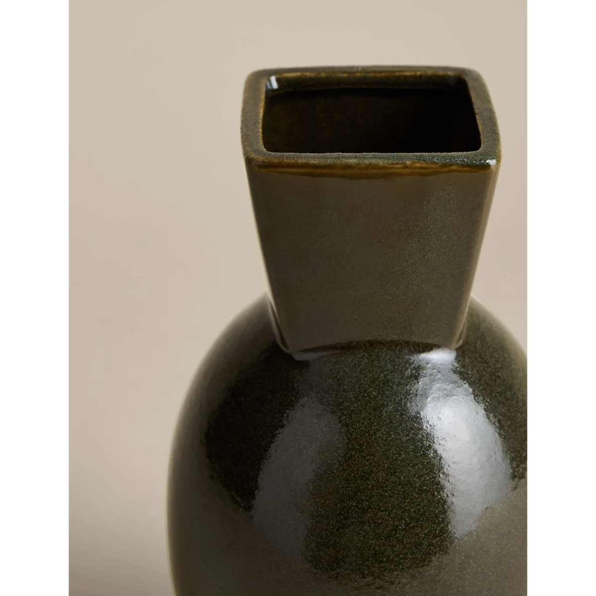 M&S Tall Round Flare Ceramic Vase Multi – image 2