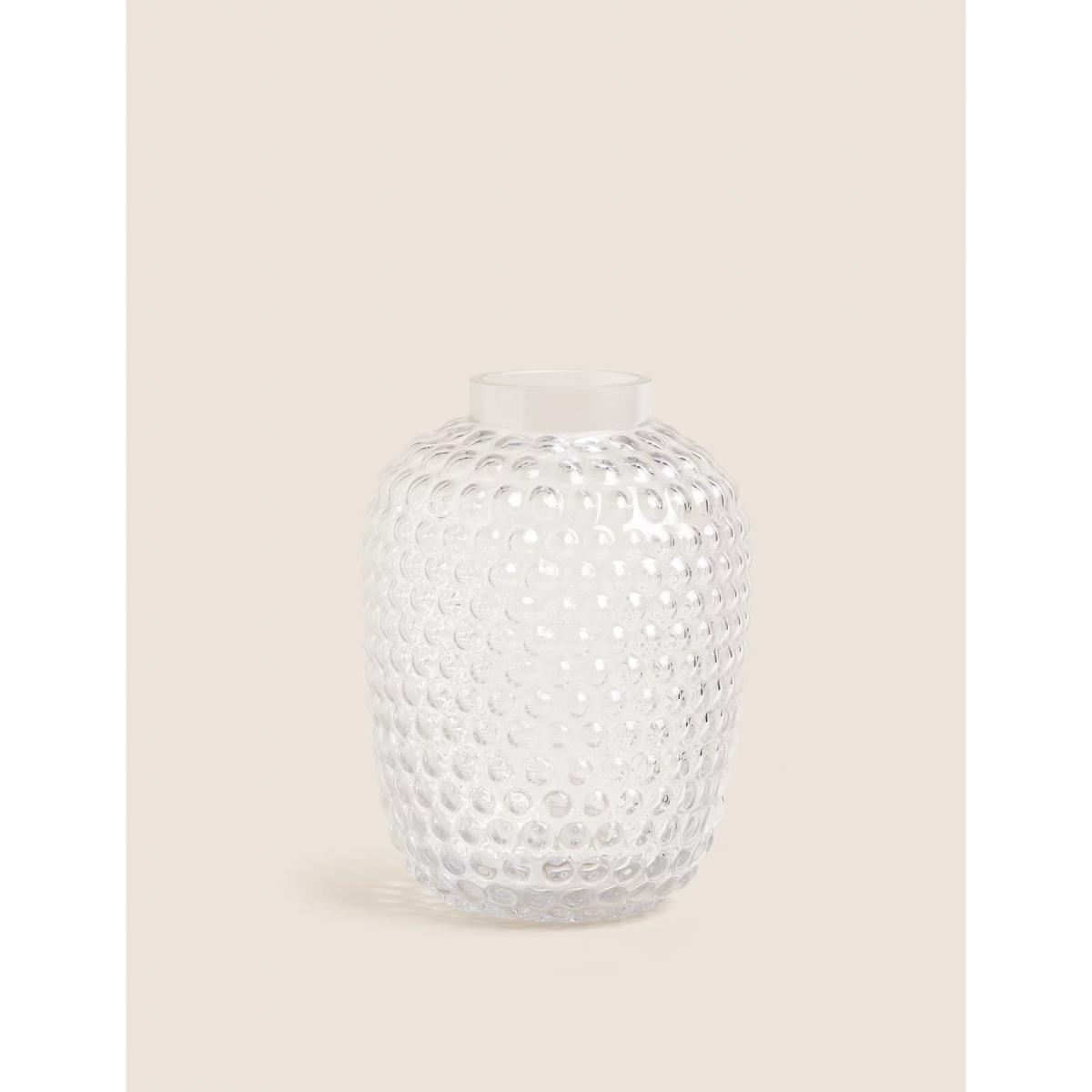 M&S Small Bobble Vase - Clear, Clear – image 3