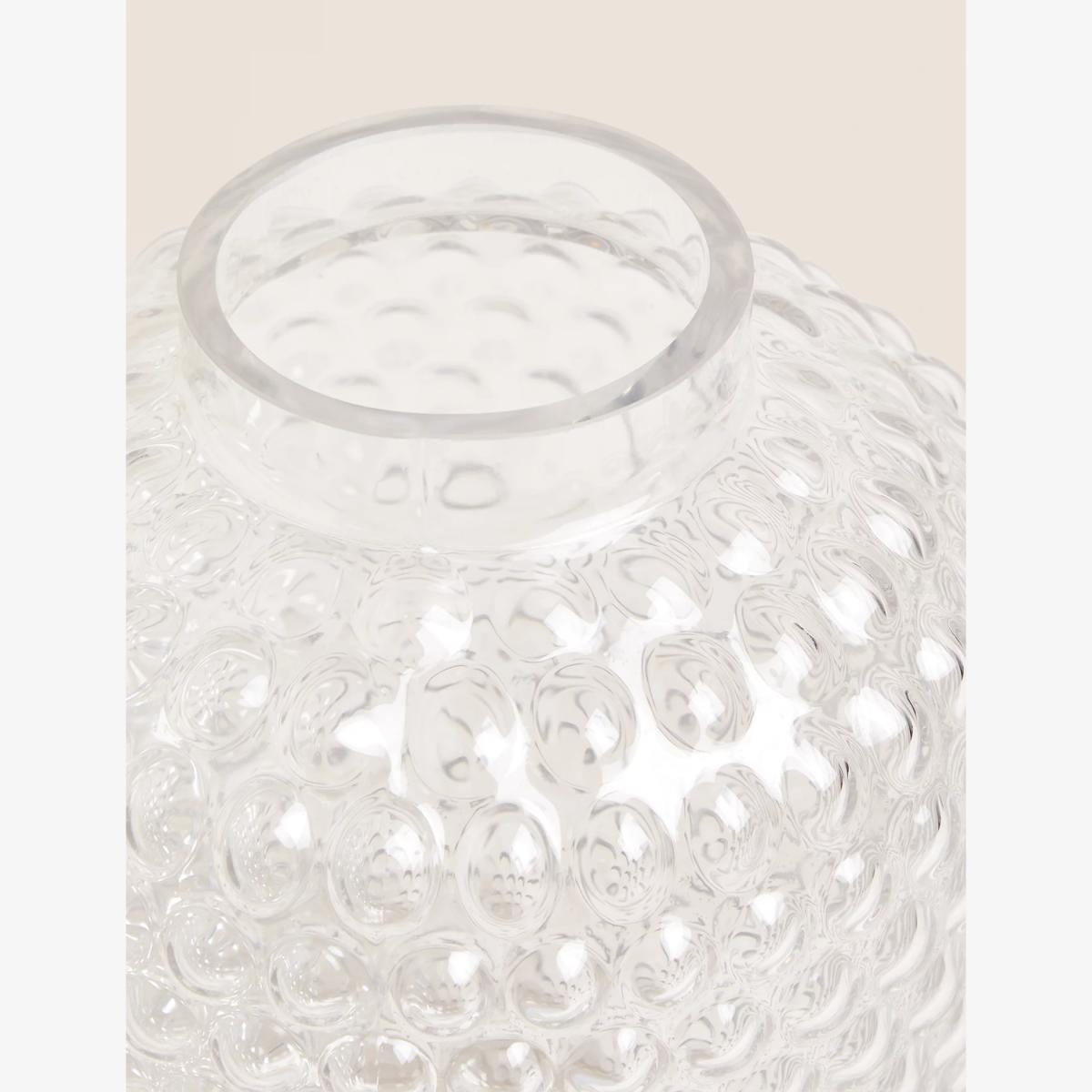 M&S Small Bobble Vase - Clear, Clear – image 1