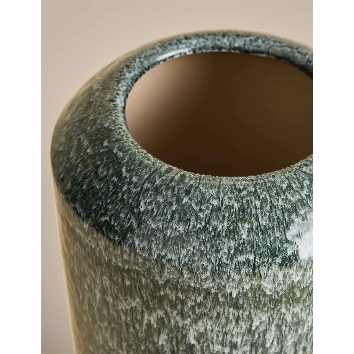M&S Extra Large Tapered Ceramic Vase Blue – image 2