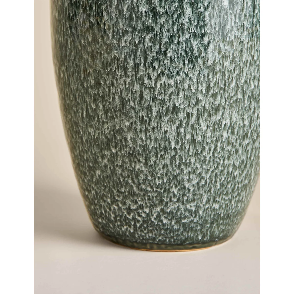 M&S Extra Large Tapered Ceramic Vase Blue – image 3