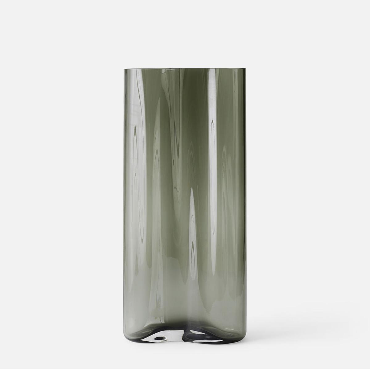 Aer Large Vase - / H 49 - Glass by Menu Grey – image 3
