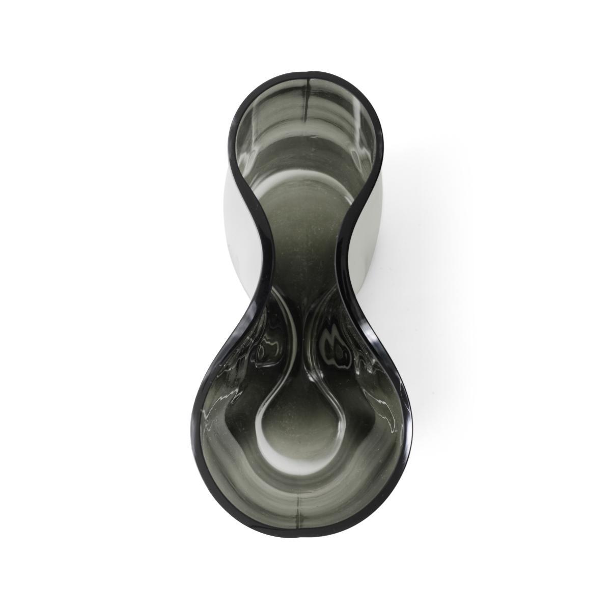 Aer Large Vase - / H 49 - Glass by Menu Grey – image 5