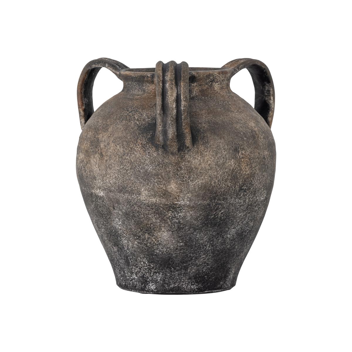 Cuma Vase ceramic brown / Weathered-effect terracotta - Ø 27 x H 30 cm - Bloomingville – image 1