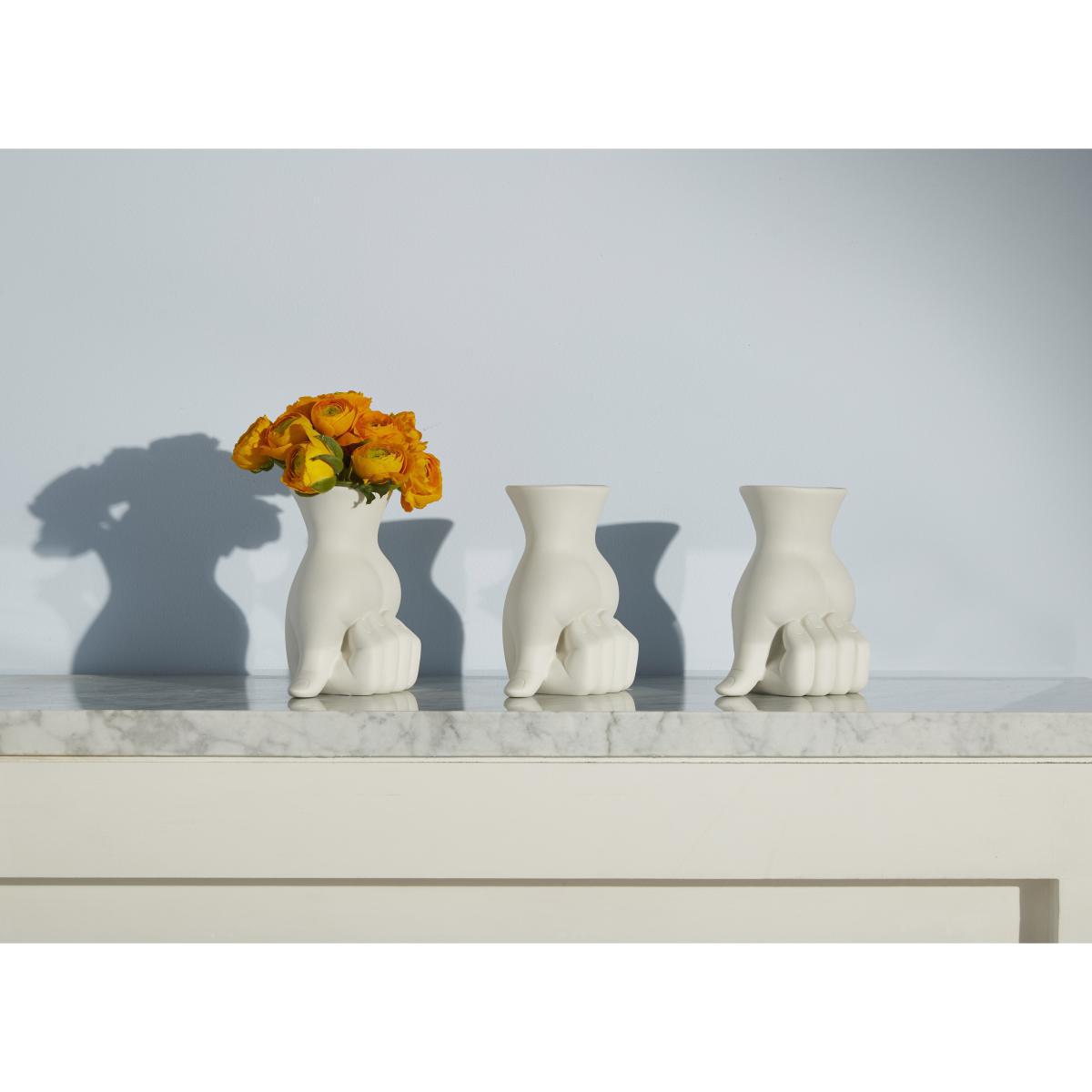 Marcel Vase - / Clenched fist by Jonathan Adler White – image 5