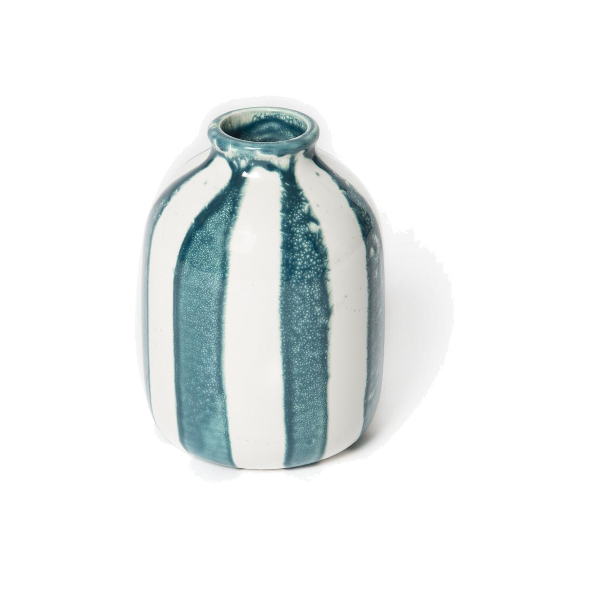 Riviera Small Vase - / H 14 cm by Maison Sarah Lavoine Blue – image 1