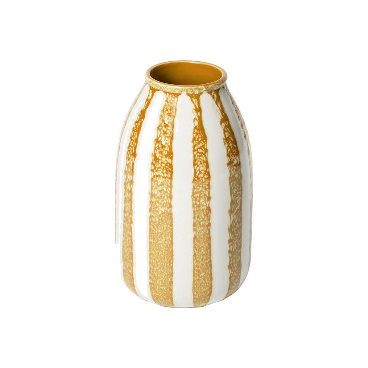Riviera Medium Vase ceramic orange / H 24 cm - Maison Sarah Lavoine