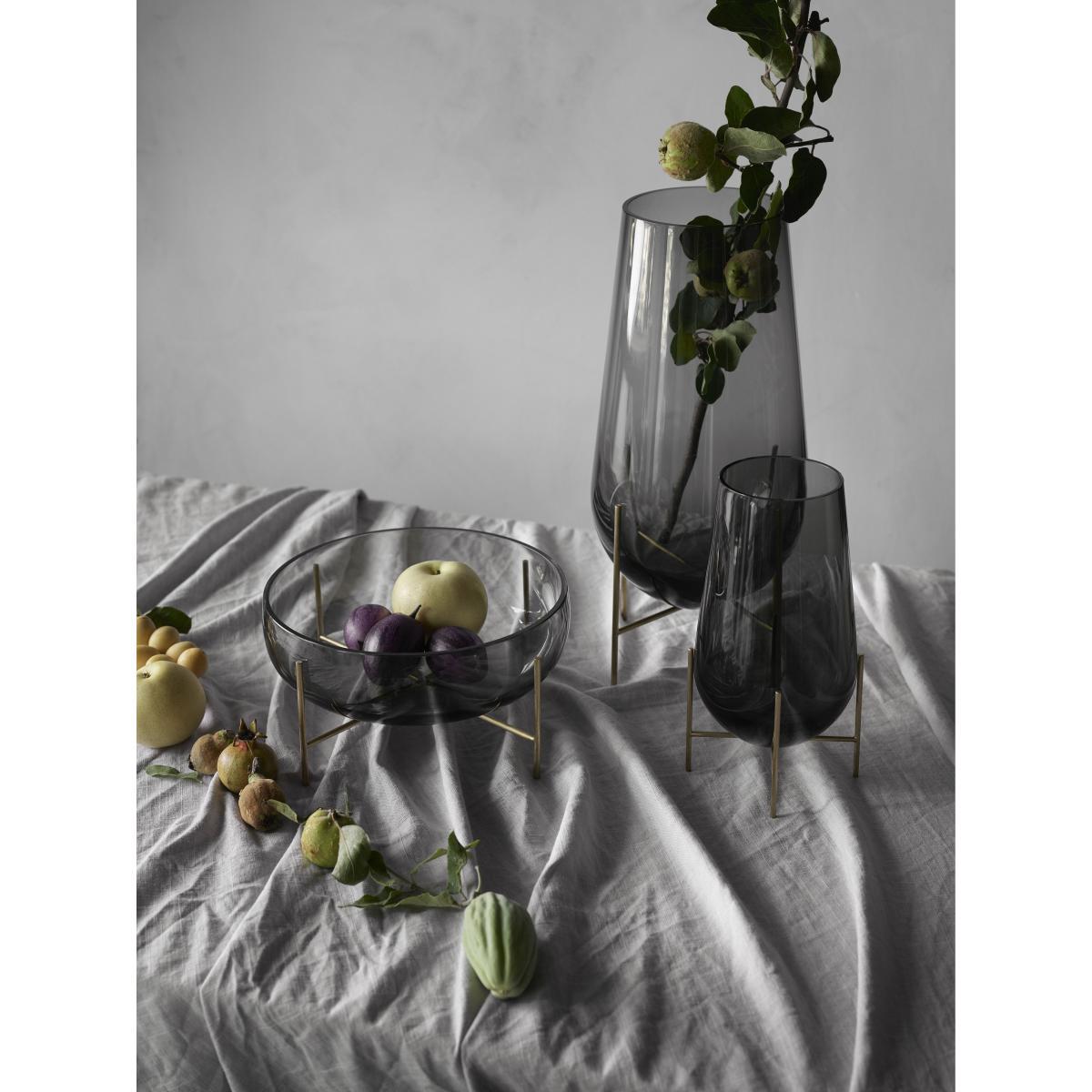 Echasse  Small Vase - / H 28 cm by Menu Grey/Gold – image 3