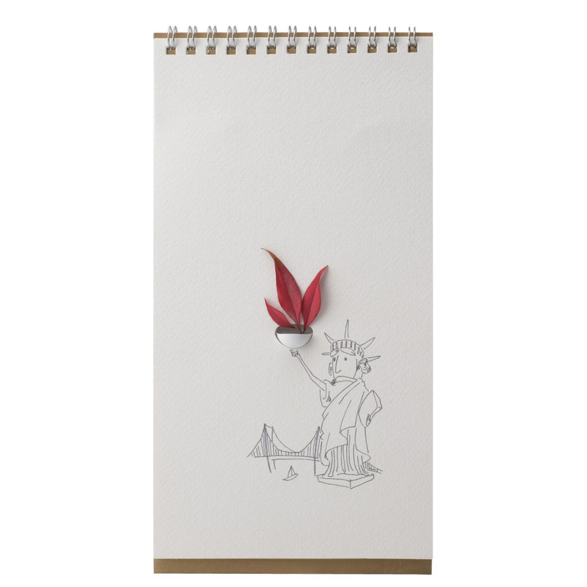 Flip Humour Vase - Paper by Pa Design White/Brown – image 1