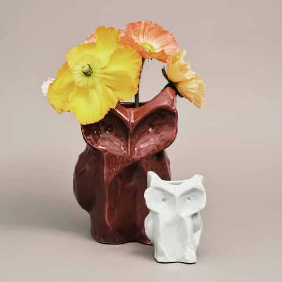 After Midnight Owl Vase ceramic purple / Large - H 30 cm - Serax – image 3