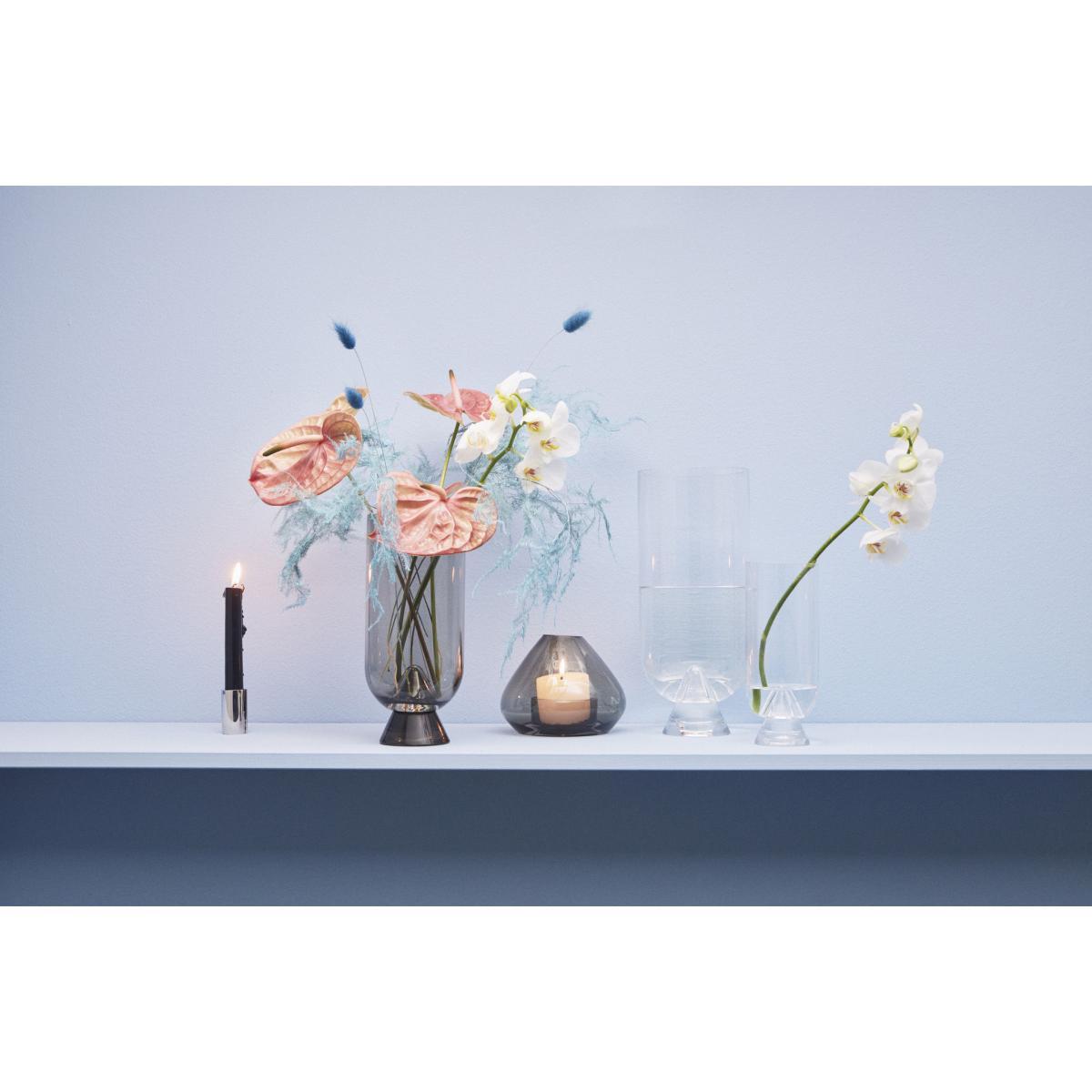Glacies Small Vase - / Ø 7.6 x H 18 cm by AYTM Transparent – image 5