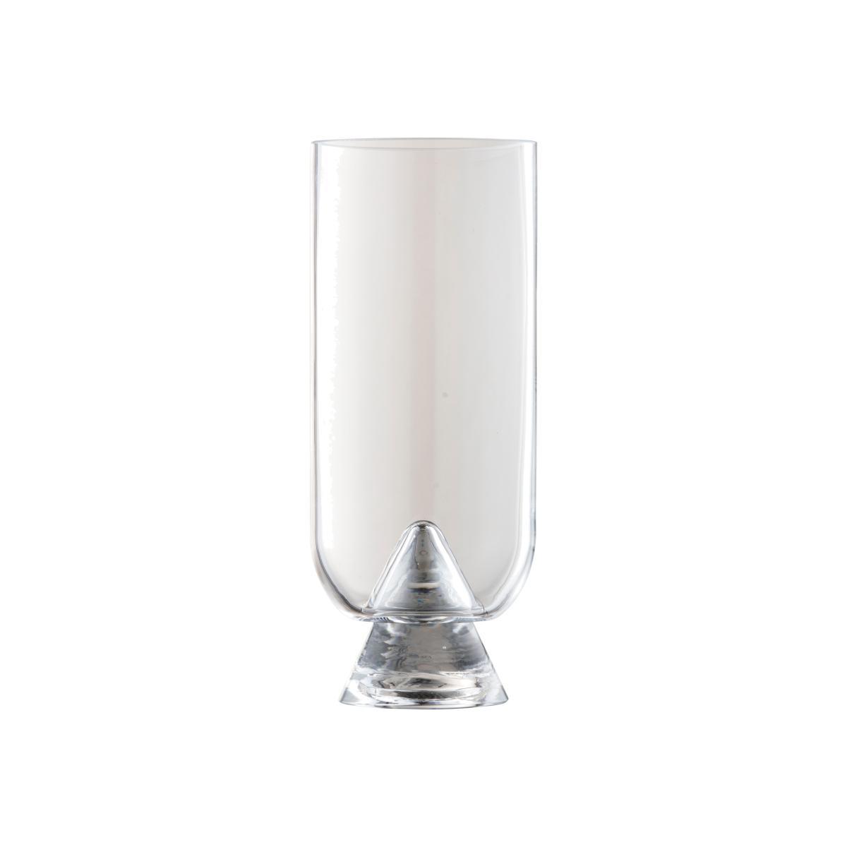 Glacies Small Vase - / Ø 7.6 x H 18 cm by AYTM Transparent – image 1