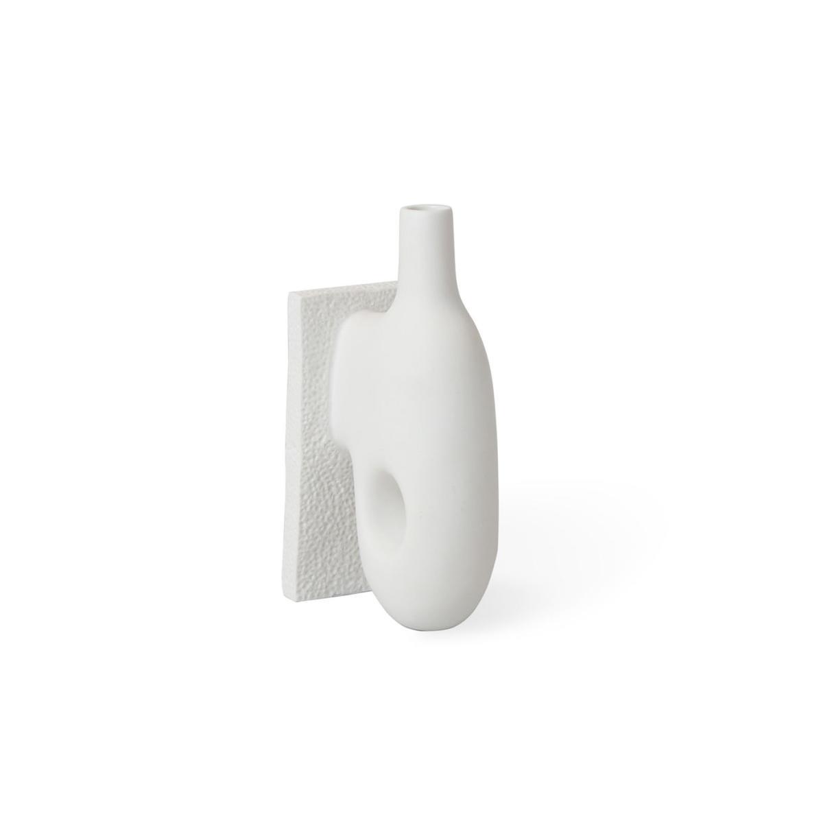 Paradox Small Vase - / Porcelain - H 17 cm by Jonathan Adler White – image 6