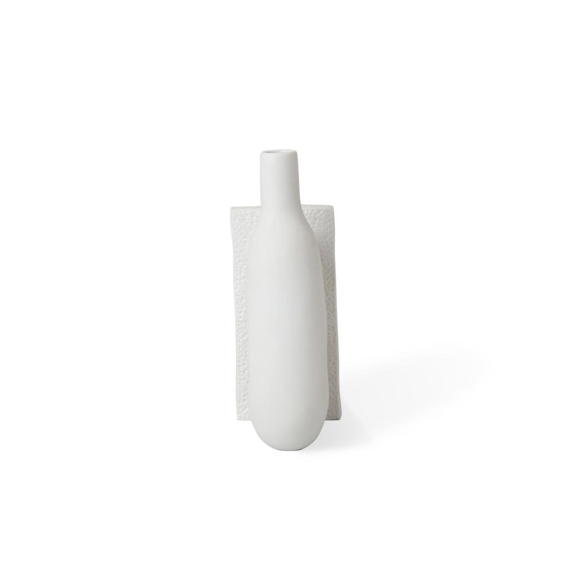 Paradox Small Vase - / Porcelain - H 17 cm by Jonathan Adler White – image 7
