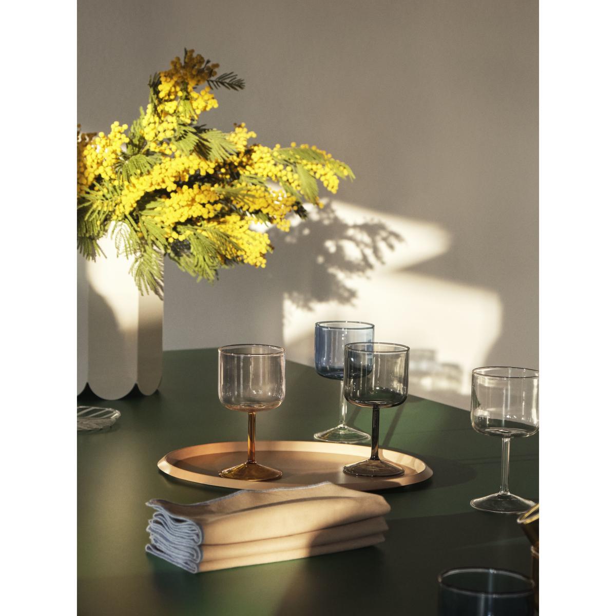 Arcs Vase - / Metal - Ø 17 x H 25 cm by Hay White – image 3
