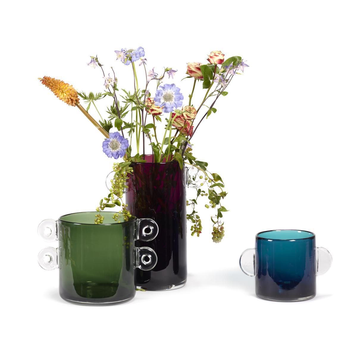 Wind & Fire Vase - / Ø 17.5 x H 18 cm by Serax Green – image 3