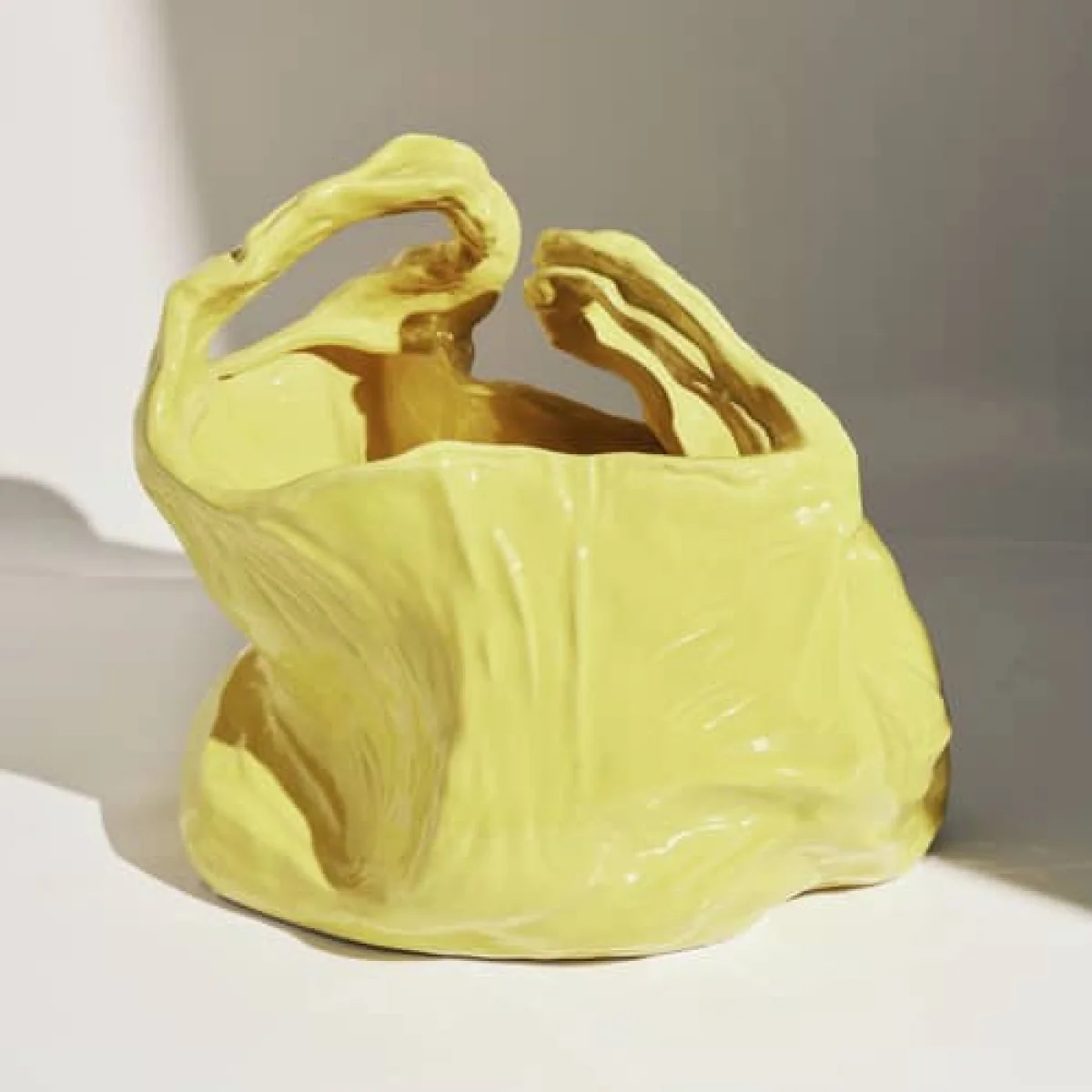 Gala Small Vase ceramic yellow - Serax – image 6