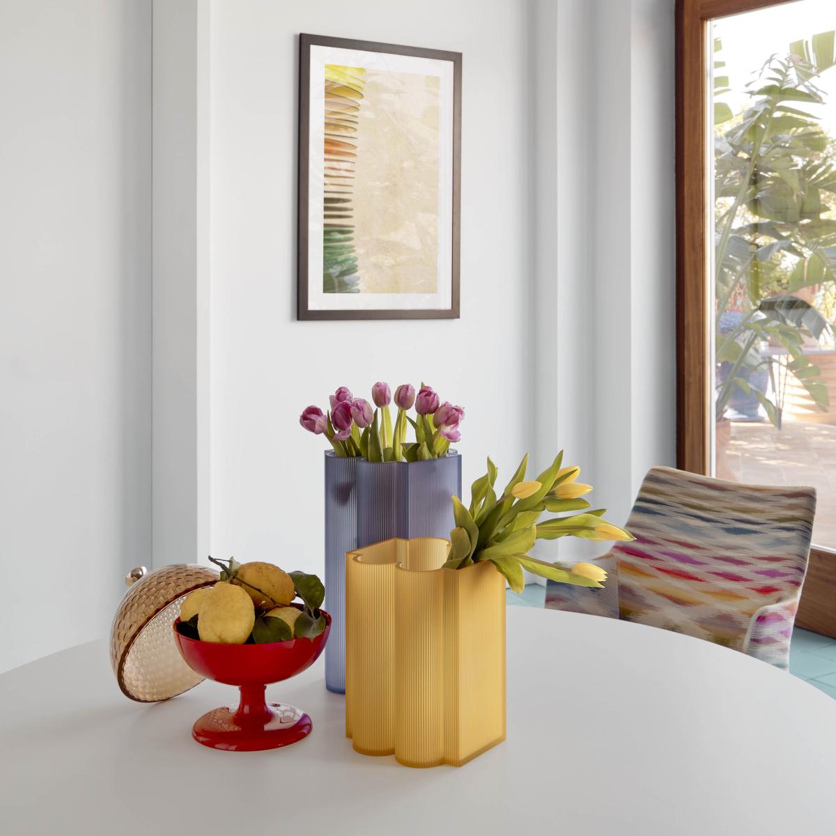 Vase Okra plastic material / H 24 cm - Recycled / Patricia Urquiola, 2023 - Kartell – image 4