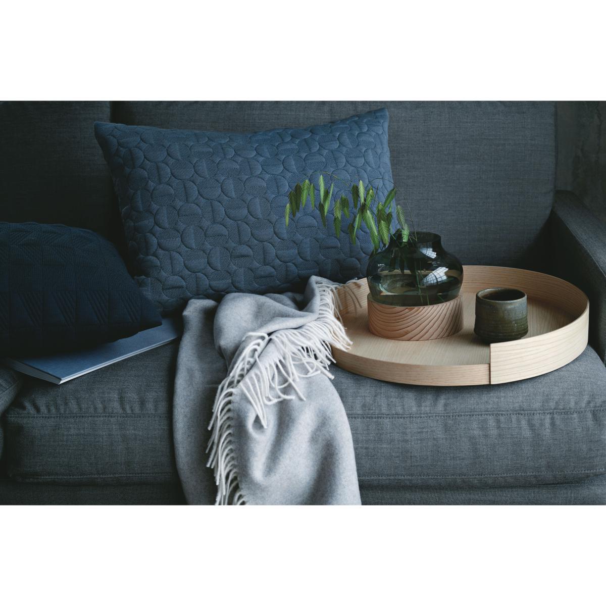 Small Vase - Handblown glass and cedar - H 18,5 cm by Fritz Hansen Transparent/Natural wood – image 6