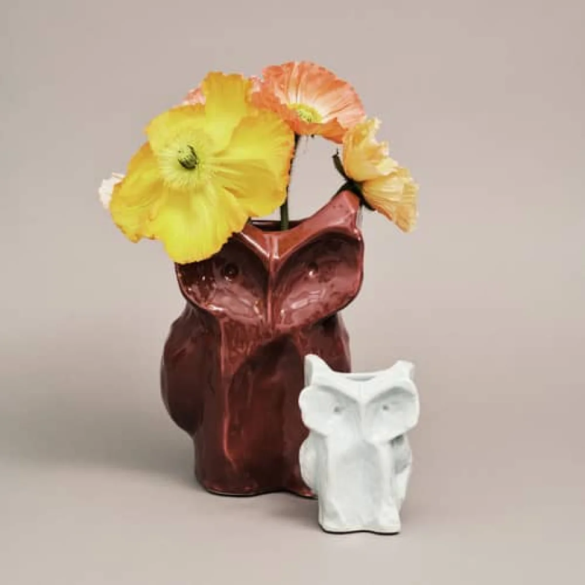 After Midnight Owl  Vase ceramic purple / Small - H 23 cm - Serax – image 3