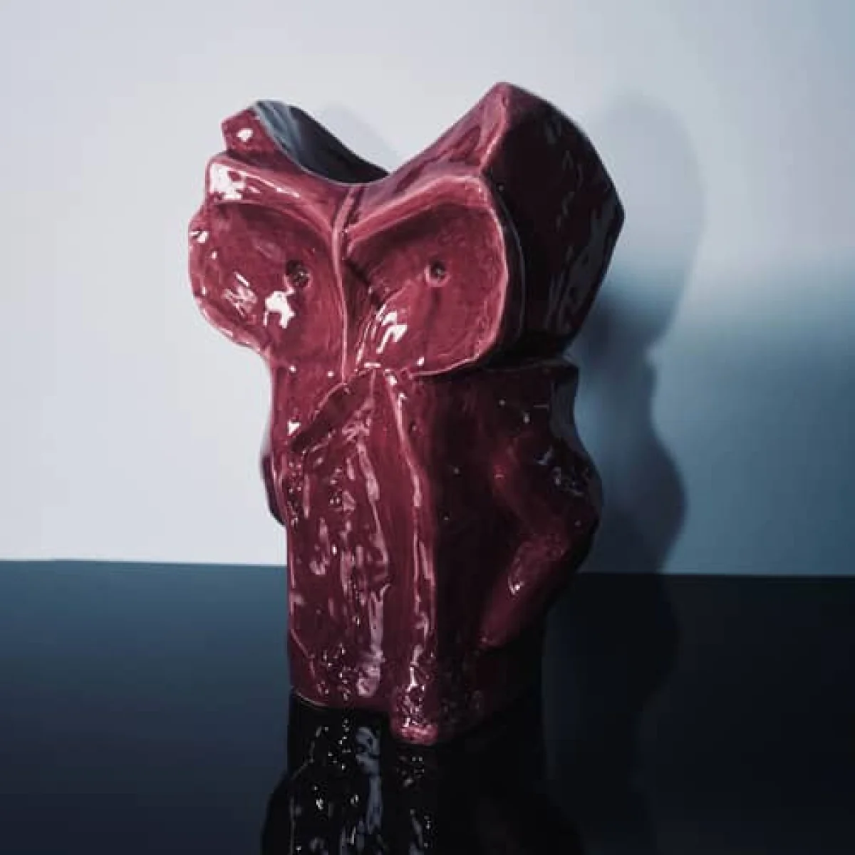 After Midnight Owl  Vase ceramic purple / Small - H 23 cm - Serax – image 5