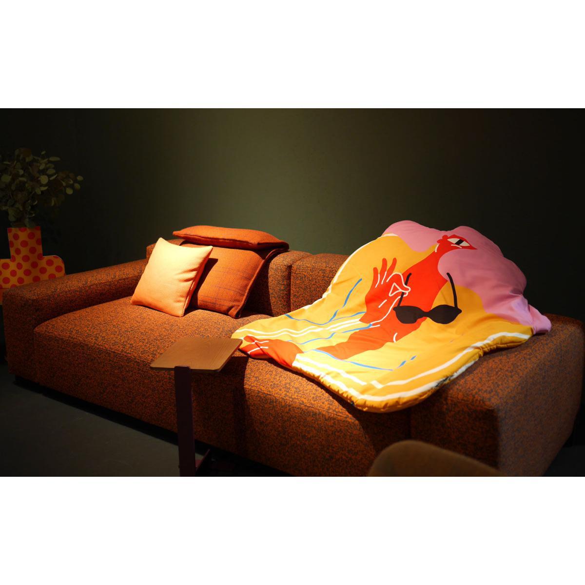Flower Power Large Vase cover - / H 35 cm - Felt by Sancal Blue/Yellow/Red/Multicoloured – image 4