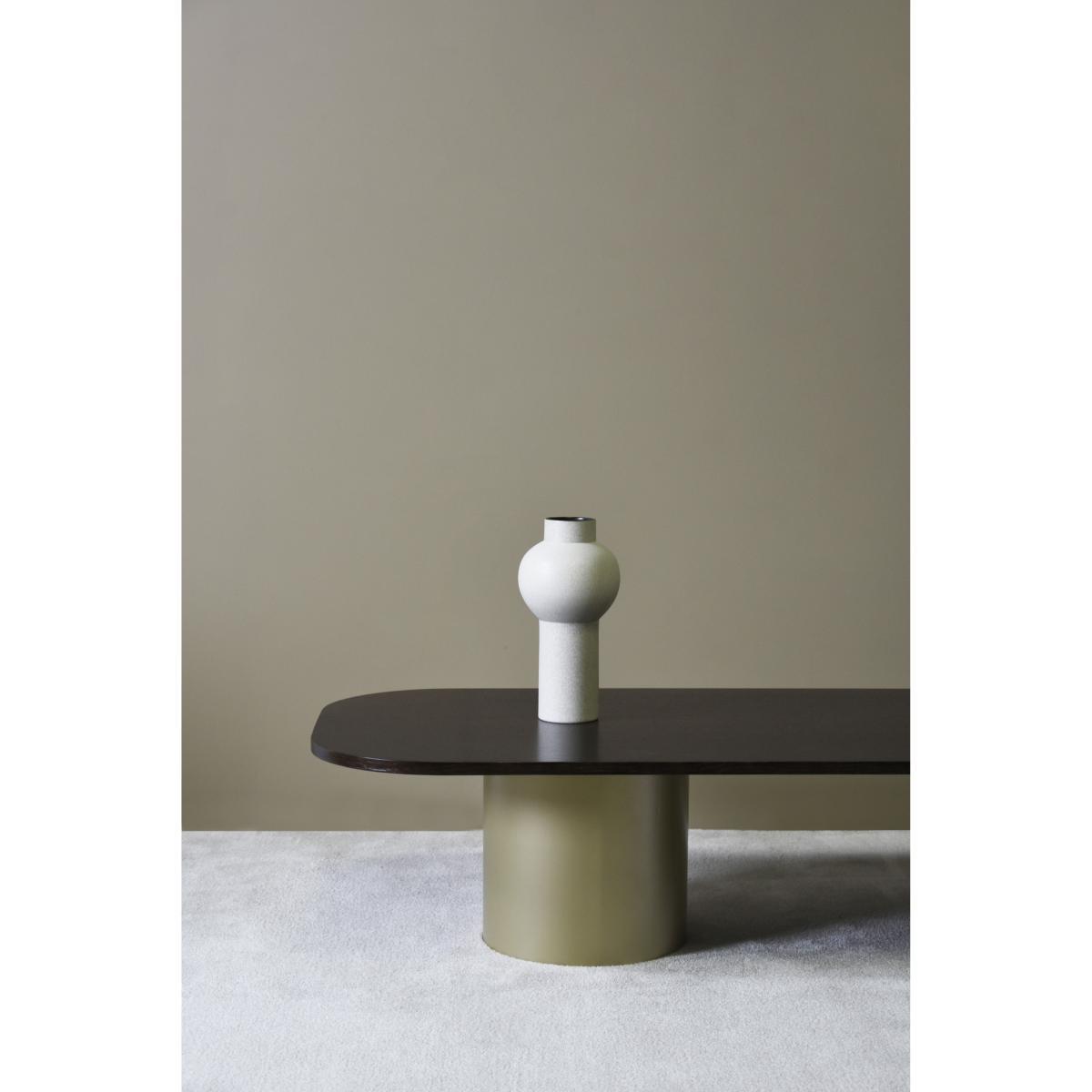 Tenere Medium Vase - / Ø 15 x H 30 cm - Ceramic by ENOstudio White – image 2