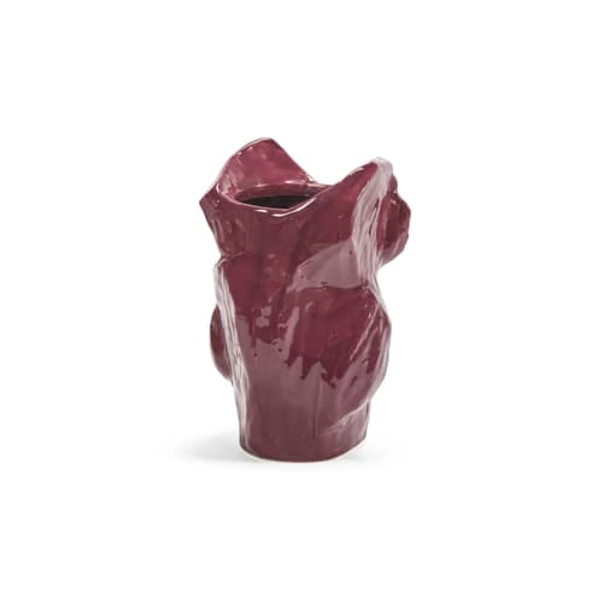 After Midnight Owl Vase ceramic purple / XS - H 12 cm - Serax – image 2