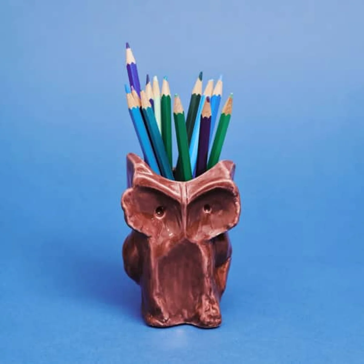 After Midnight Owl Vase ceramic purple / XS - H 12 cm - Serax – image 3