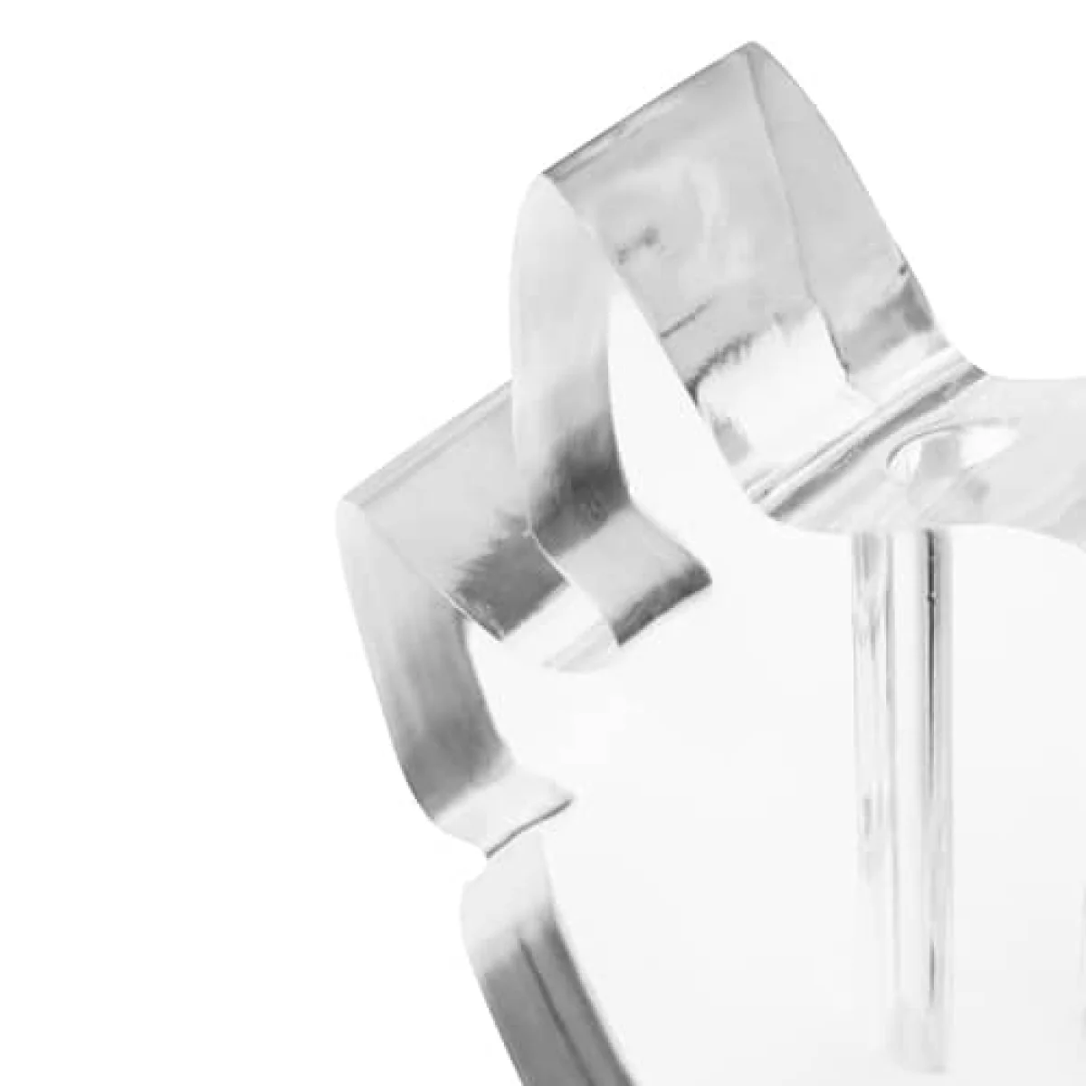 Draw Large Bud vase composite material transparent / Resin - H 28 cm - Normann Copenhagen – image 6
