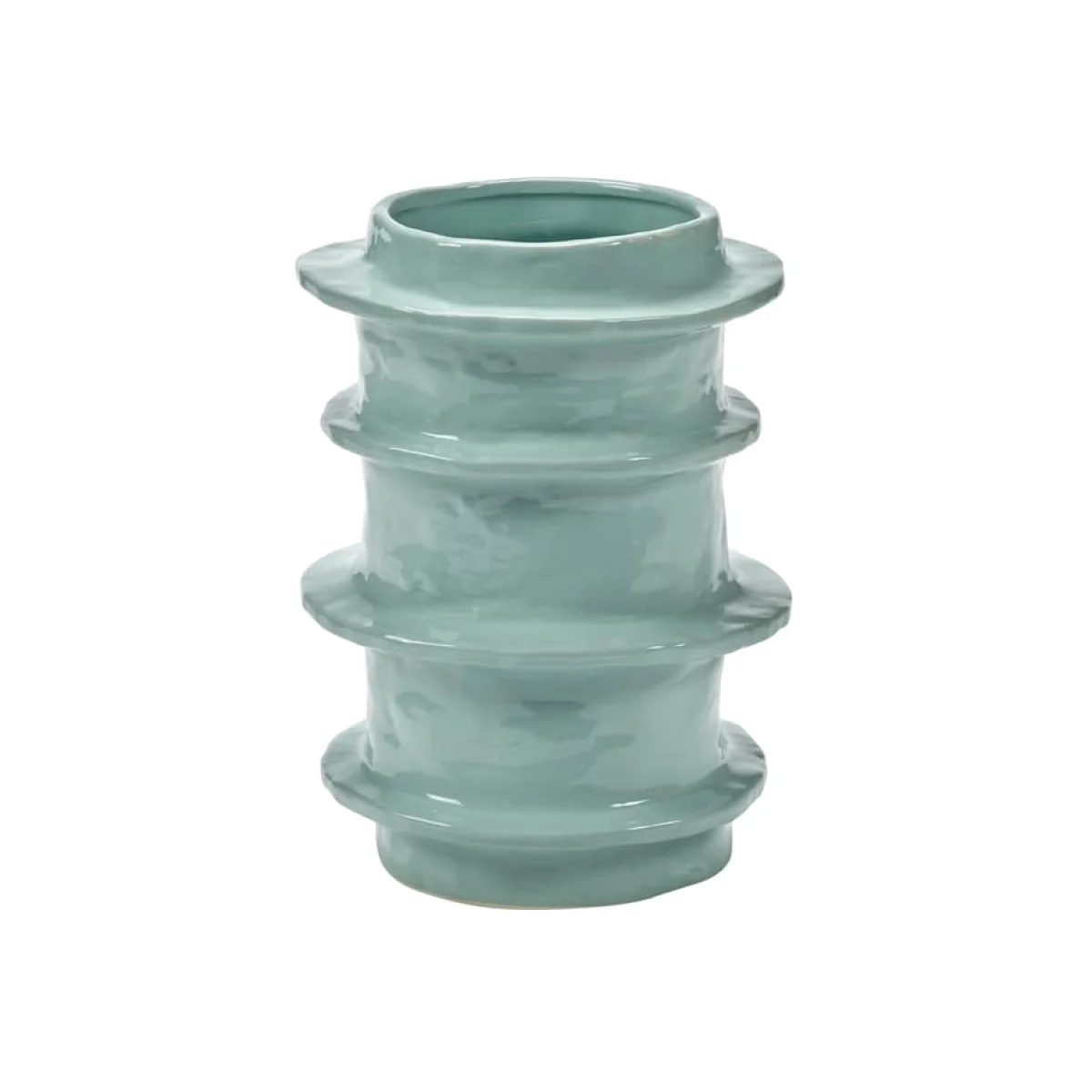 Molly 03 Vase ceramic blue / Ø 20.5 x H 29 cm - Serax – image 1