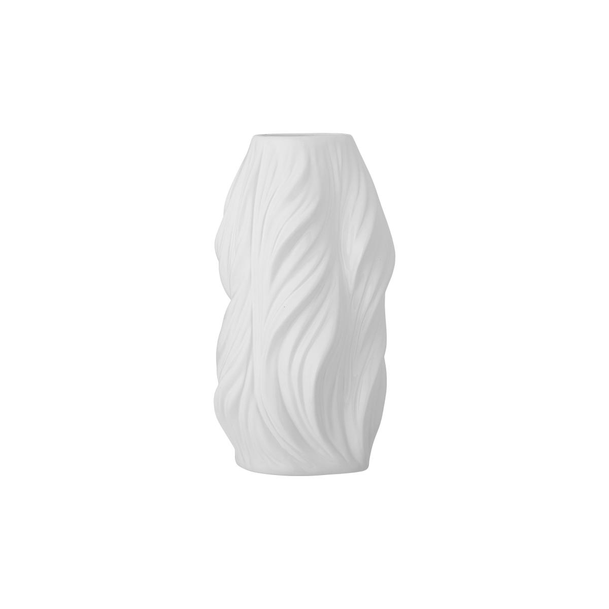 Sanak Vase ceramic white / Ø 14 x H 26 cm - Bloomingville – image 2