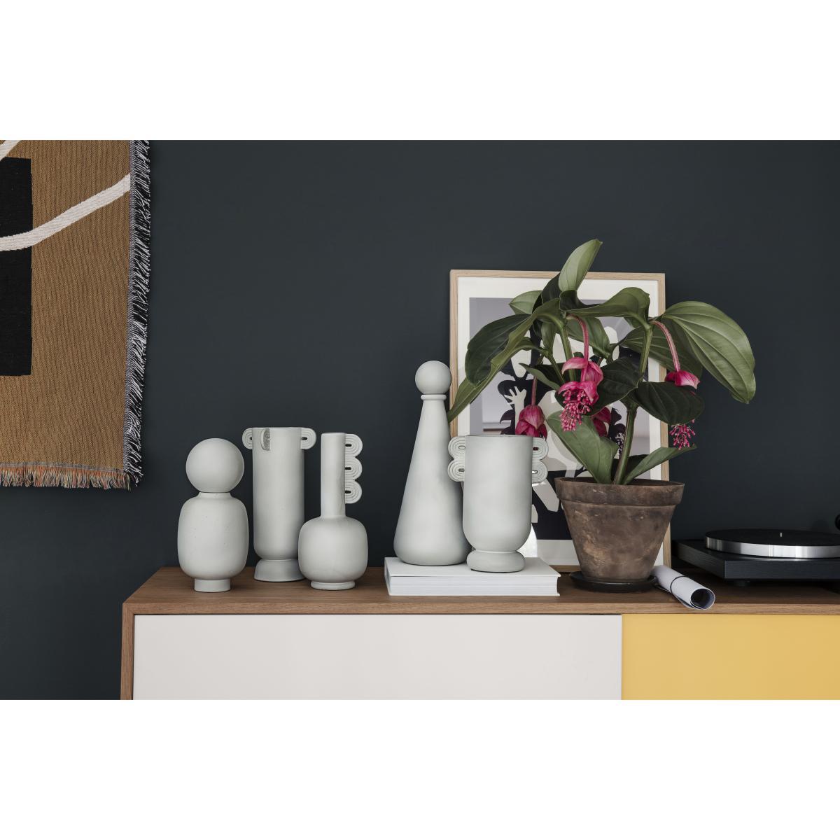 Muses - Clio Vase - / Ø 13 x H 29 cm by Ferm Living White – image 2