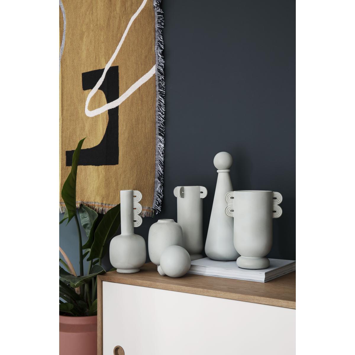 Muses - Clio Vase - / Ø 13 x H 29 cm by Ferm Living White – image 5