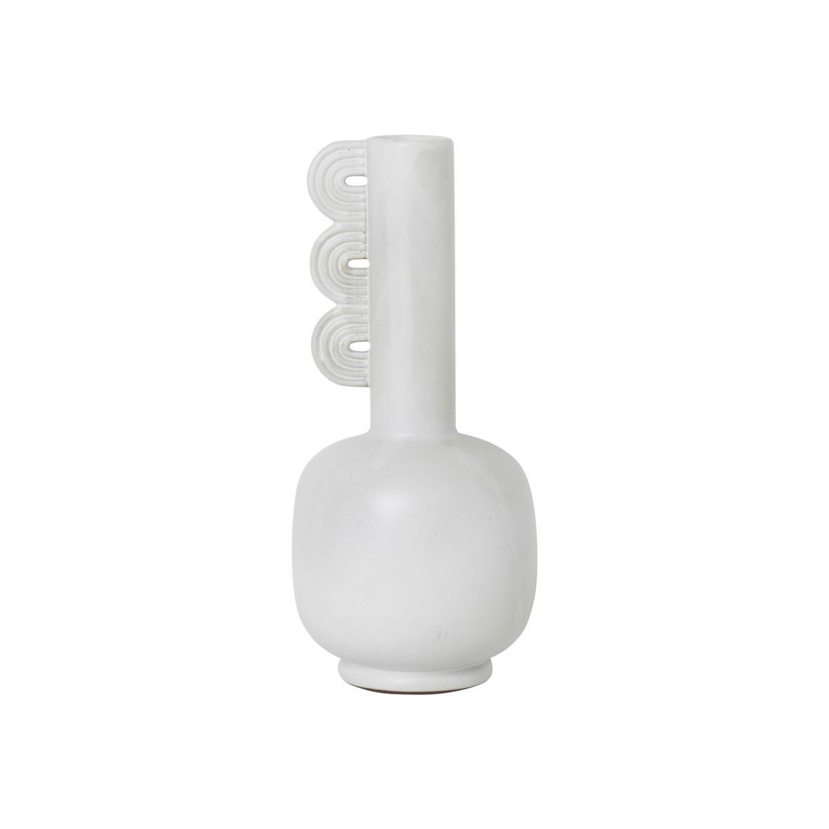 Muses - Clio Vase - / Ø 13 x H 29 cm by Ferm Living White – image 1