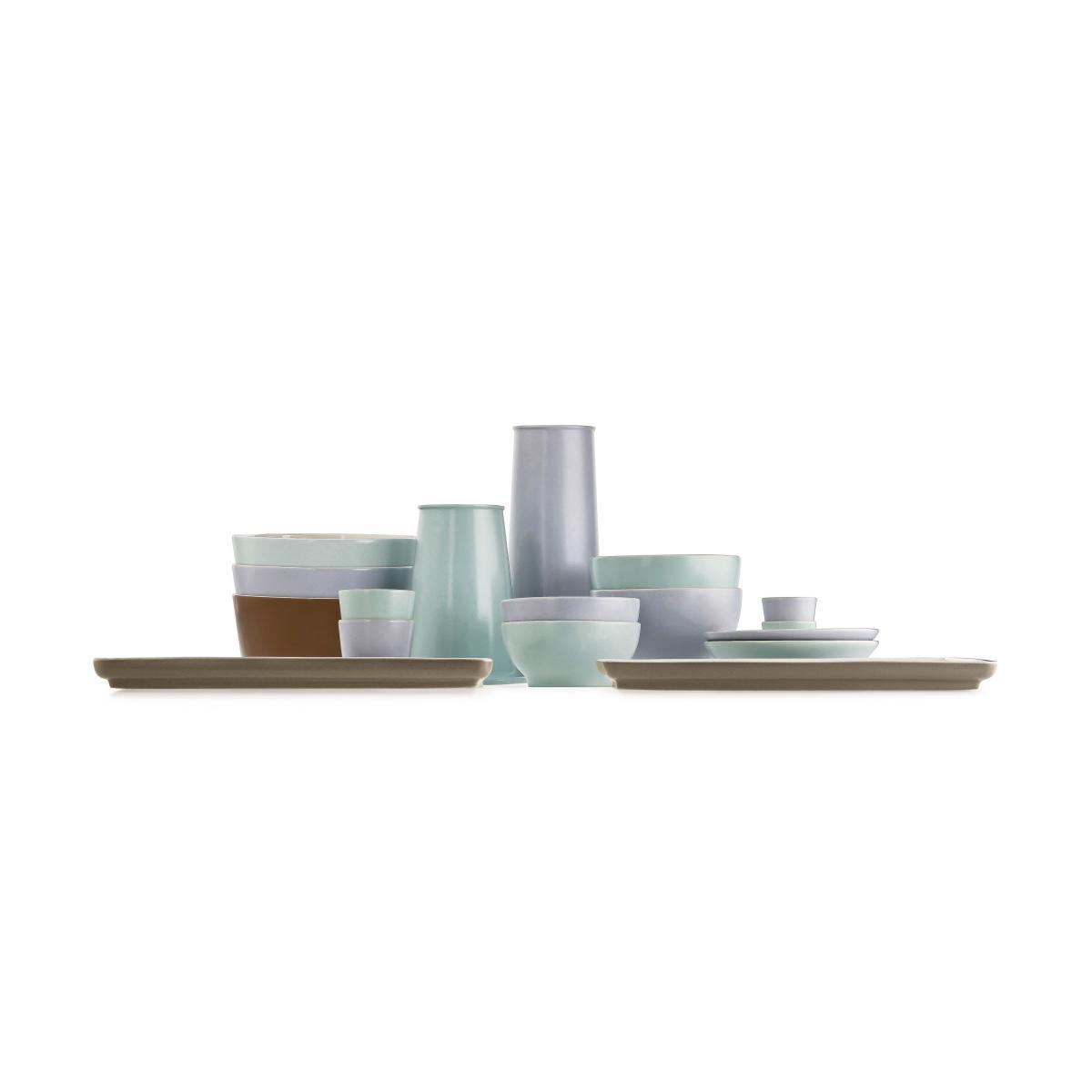 Tonale Vase - Large / H 31 cm by Alessi White/Blue – image 2