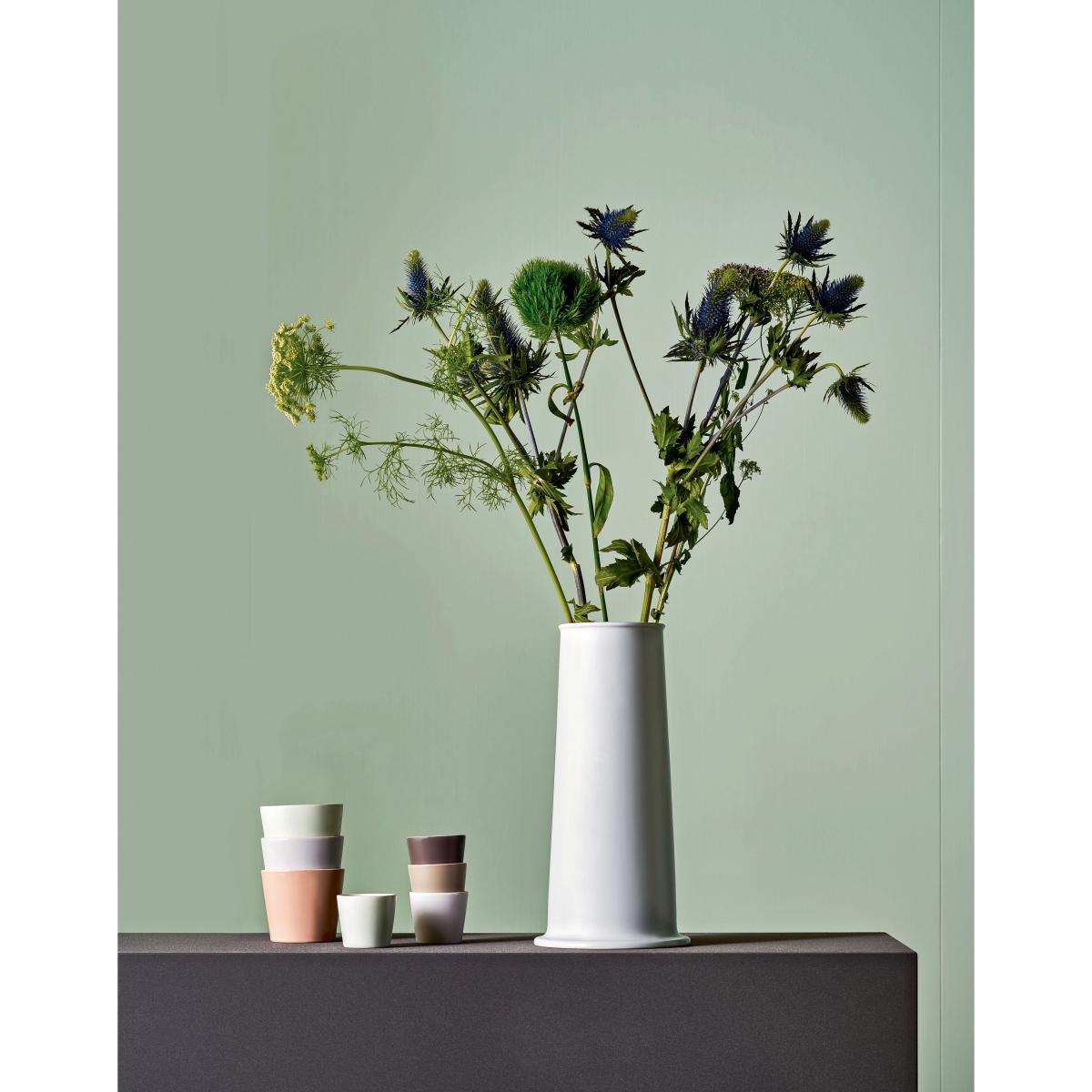 Tonale Vase - Large / H 31 cm by Alessi White/Blue – image 3