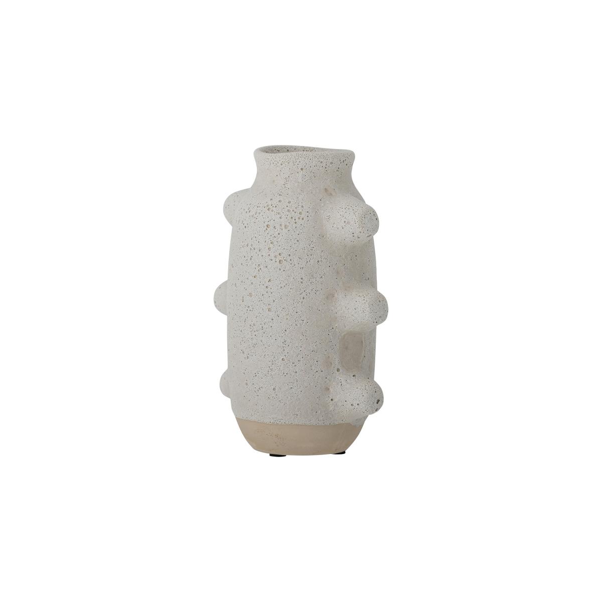 Birka Vase ceramic white / L 16 x H 23 cm - Bloomingville – image 2