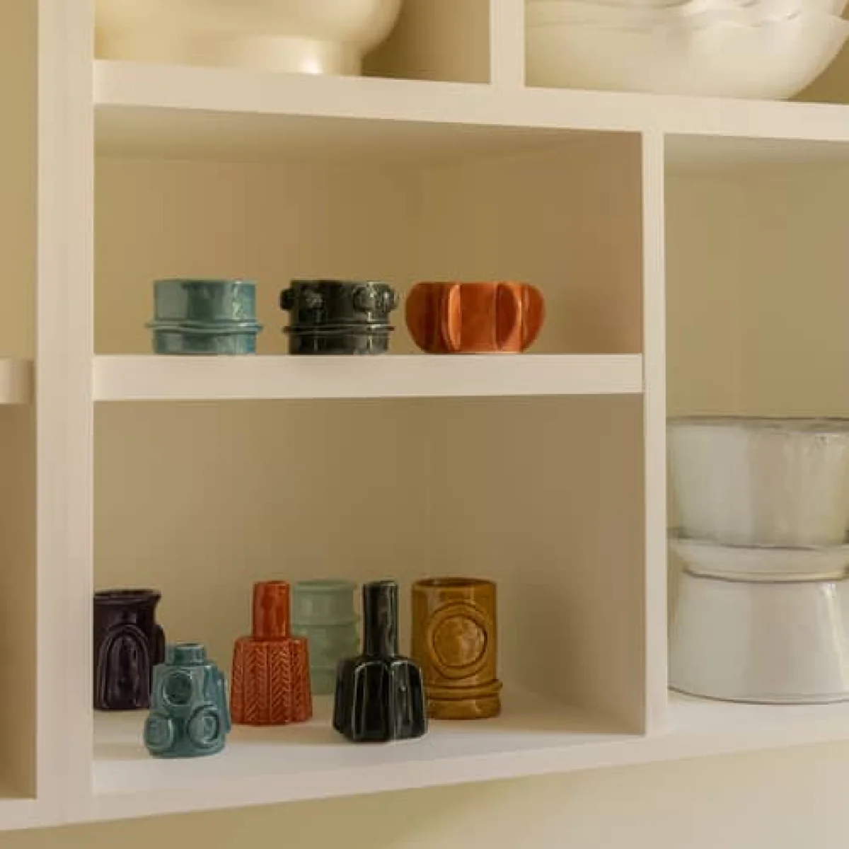 Molly Vase ceramic multicoloured / Set of 6 mini vases - Serax – image 4