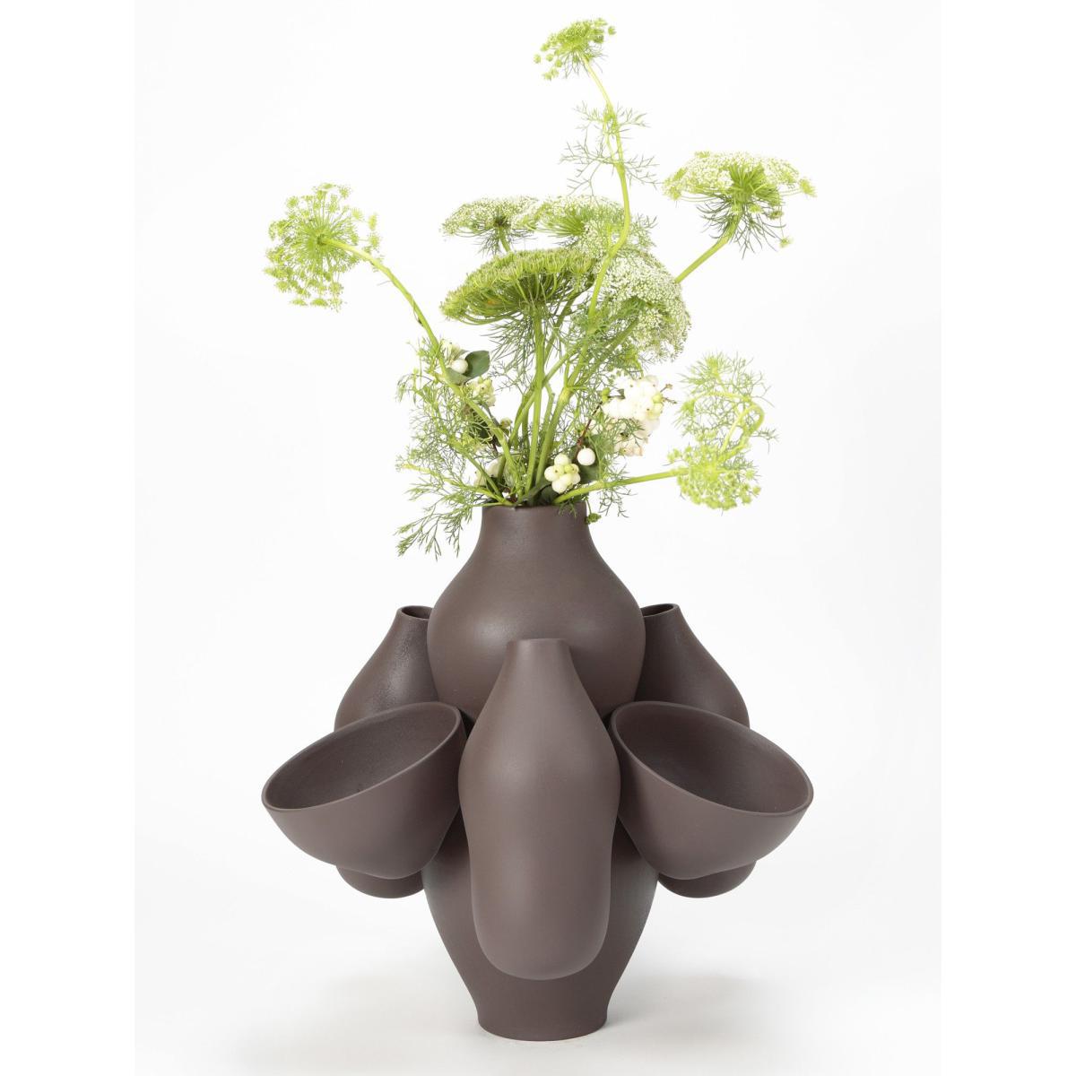 Allpa Vase - / Ø 40 x H 40 cm - Ceramic by Moustache Grey – image 2