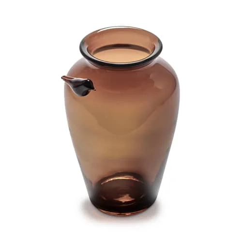 Perch Vase glass brown / Large - Ø 12.5 x H 32 cm - Serax – image 2