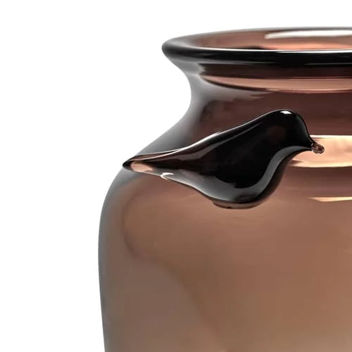 Perch Vase glass brown / Large - Ø 12.5 x H 32 cm - Serax – image 3